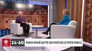 24•60  Bilan de Manon Massé comme coporteparole [upl. by Suired]