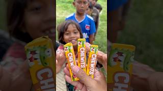 Yummy bites CHEWITS Fruits Salad Flavor eating by villagee viralvideo satisfying fyp gummy [upl. by Tommy]