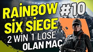 Rainbow Six Siege 2 WİN 1 LOSE OLAN MAÇ r6 r6siege rainbowsixsiege [upl. by Reffinej]