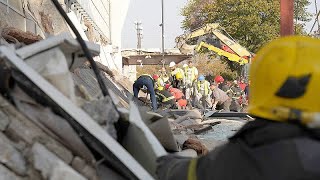 Roof collapse at railway station in Serbia kills at least 13 [upl. by Anura304]