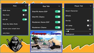 Murderer Vs Sheriff Script Auto Kill All Mobile amp PC Delta [upl. by Claretta790]