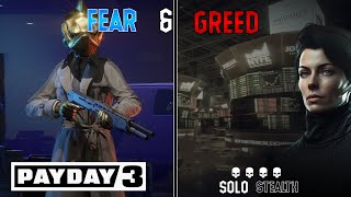 PAYDAY 3 DLC 4 Fear amp Greed Solo Stealth  OVERKILL [upl. by Enel]