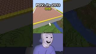 Minecraft Nostalgia Noob vs Pro vs Hacker vs God [upl. by Ayoj]