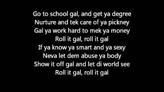 Alison Hinds Roll It Gal lyrics [upl. by Anelys]