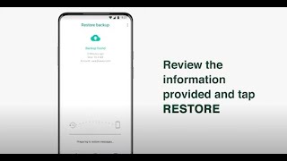 How To Restore Your Chat History on Android  WhatsApp [upl. by Edgell893]