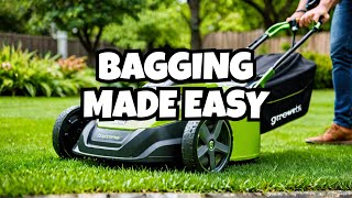 How to set Greenworks Electric Mower for Bagging [upl. by Ladew]