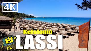 Lassi  Kefalonia  Greece  4K Walking Tour  June 2022 [upl. by Annerahs]