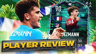 FIFA 22  ANTOINE GRIEZMANN 90  FLASHBACK  PLAYER REVIEW I FIFA 22 ULTIMATE TEAM [upl. by Haceber]