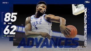 Watch Duke Zion Williamson advance past NDSU Extended highlights [upl. by Ecnav681]