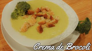 Como hacer crema de brocoli [upl. by Luben]