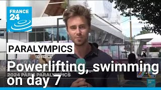 Paralympics Medals for powerlifting table tennis and swimming on day 7 • FRANCE 24 English [upl. by Saixela415]