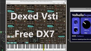 Free Vst  Dexed FM Plugin Synth  No Talking [upl. by Johanna]