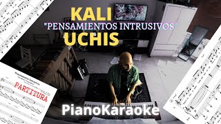 Kali Uchis  Pensamientos Intrusivos Partitura  PianoKaraoke [upl. by Ecylahs]