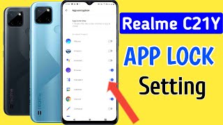 How to set app lock in realme C21Y Realme C21Y app lock setting [upl. by Nitin]