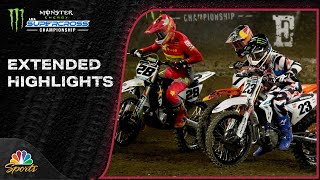 Supercross 2024 EXTENDED HIGHLIGHTS Round 4 in Anaheim  12724  Motorsports on NBC [upl. by Anselme]