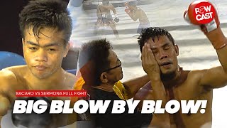 Big Blow by Blow Carlo Bacaro vs Ryan Sermona  Boxing Full Fight [upl. by Noruq]