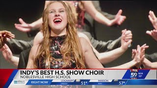 Noblesville Singers perform for FOX59 [upl. by Charla]