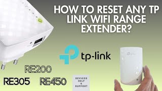 How to reset TP Link Wifi Extender  TPLink Repeater Reset [upl. by Musser]