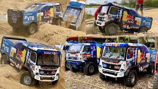 RC DAKAR KAMAZ RED BULL RALLY TRUCK RACE [upl. by Proctor]