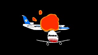 2002 Überlingen MidAir Collision animation [upl. by Unam]