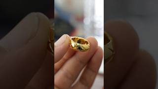 Rhombuspatterned ring goldaccessories jewelry goldbraclets gold ring jewellery [upl. by Harrow489]