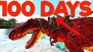 I Spent 100 Days Beating Ark Primal Fear [upl. by Froehlich383]