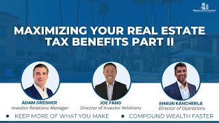 Maximizing your Real Estate Taxes Part 2 for Real Estate Professionals REPs [upl. by Savvas]