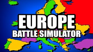 I Created A Europe Battle Simulator [upl. by Terrene]