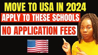 120 universities in the USA with NO Application Fees  Application fee waiver 2024 [upl. by Stormie15]