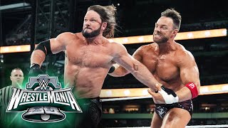 LA Knight vs AJ Styles WrestleMania XL Sunday highlights [upl. by Goldman]