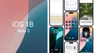 iOS 18 Beta 3 Every New Feature [upl. by Atyekram]