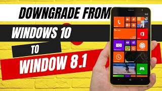 Method 1 Windows Device Recovery Tool Downgrade from Windows 10 to 8 or 81  Lumia 1020  Nokia [upl. by Amble]