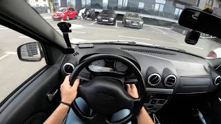 POV Driving DACIA LOGAN PRESTIGE 16 16V 105HP IASI 2024 [upl. by Einnaoj]