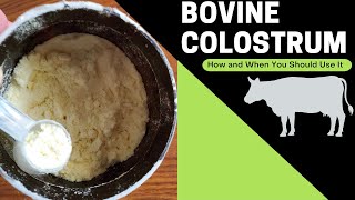 How and When You Should Use Colostrum [upl. by Michey]