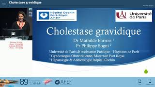 Cholestase gravidique  M BARROIS P SOGNI  FMC AFEF 2021 [upl. by Rico505]