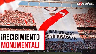 ¡RECIBIMIENTO IMPRESIONANTE EN EL MONUMENTAL  River vs Talleres  Liga Profesional 2024 [upl. by Okoy]