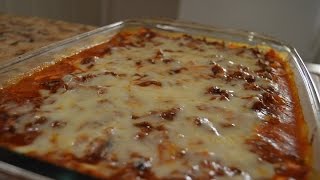 Meaty Cheesy Lasagna  How to make Lasagna Quicker [upl. by Turrell]