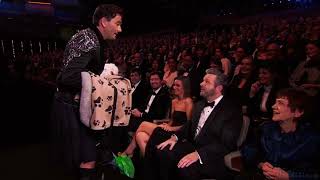 BAFTA Intro David TennantMichael Sheen and doggy michaelsheen davidtennant bafta baftaawards [upl. by Aneris]