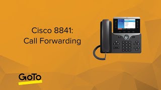 Cisco 8841 Call Forwarding [upl. by Saref]