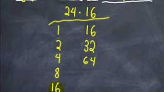 Egyptian Method of Multiplication [upl. by Cl]