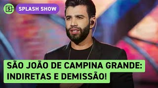 Gusttavo Lima causa demissão em show e ouve indireta de Sanfoneiro em Campina Grande [upl. by Liatris]