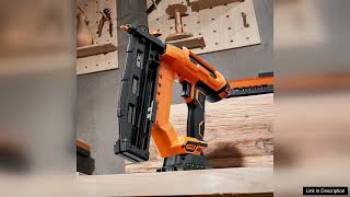 VEVOR 20V Cordless Finish Nailer Cordless Brad Nailer Kit with 16Ga Nails Review [upl. by Moreen]