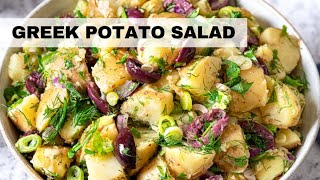 Greek Potato Salad  Potato Salad Recipe No Mayo [upl. by Amiel]