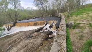 Russia Novgorod Veliky waterfall [upl. by Picardi]