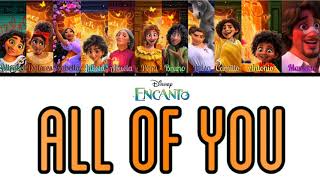 All of you  Encanto Color Coded Lyrics [upl. by Draw177]