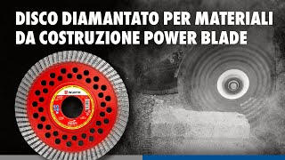 Disco diamantato per materiali da costruzione Power Blade  Würth [upl. by Clyde688]