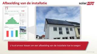 Uitleg SolarEdge app [upl. by Eninnej]