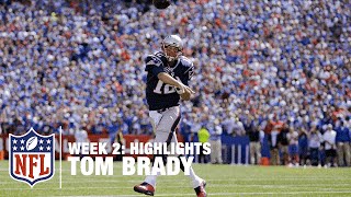 Tom Brady Highlights Week 2  Patriots vs Bills  NFL [upl. by Allerbag]