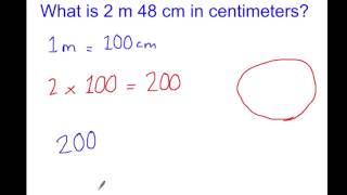 Converting Meters to Centimeters [upl. by Mayne751]