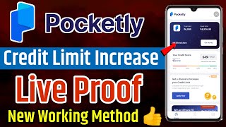 Pocketly loan app limit increase  live payment ₹1000 ✅ [upl. by Enirok131]